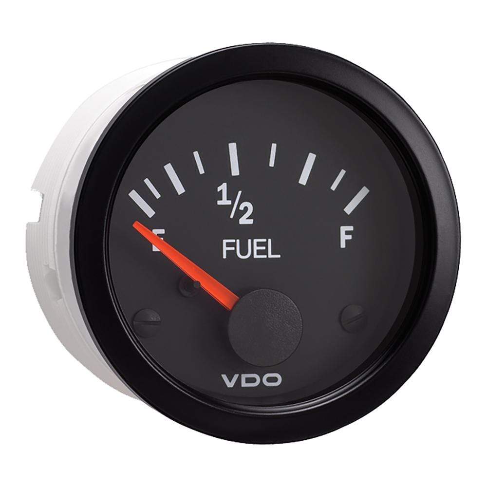 VDO Qualifies for Free Shipping VDO Vision Black Fuel Gauge Use with 10-184 Ohm Sender 12v #301-104