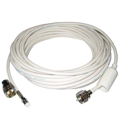 Vesper Marine Qualifies for Free Shipping Vesper 30m 99' VHF Cable with PL259 #506016