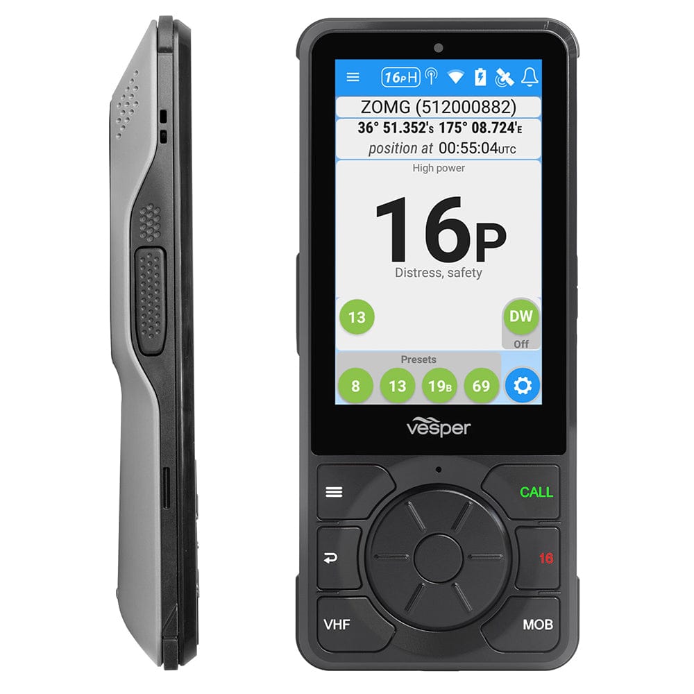 Vesper Marine Qualifies for Free Shipping Vesper Cortex H1P Wireless Handset with Charging Cradle #010-02816-10