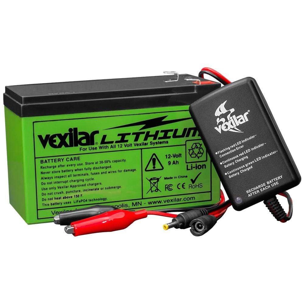 Vexilar Qualifies for Free Shipping Vexilar 12 Volt Lithium Ion Battery And Charger #V-120L