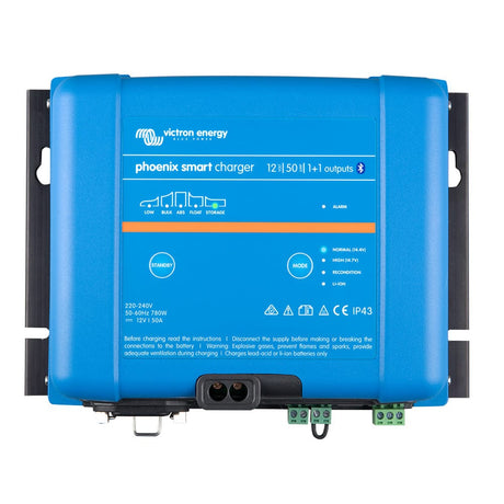 Victron Energy Qualifies for Free Shipping Victron Phoenix Smart IP43 Charger 12/50 (1+1) 120-240vac #PSC125051095