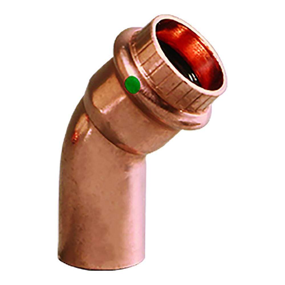 Viega ProPress 1-1/2" 45-Degree Copper Elbow #77068