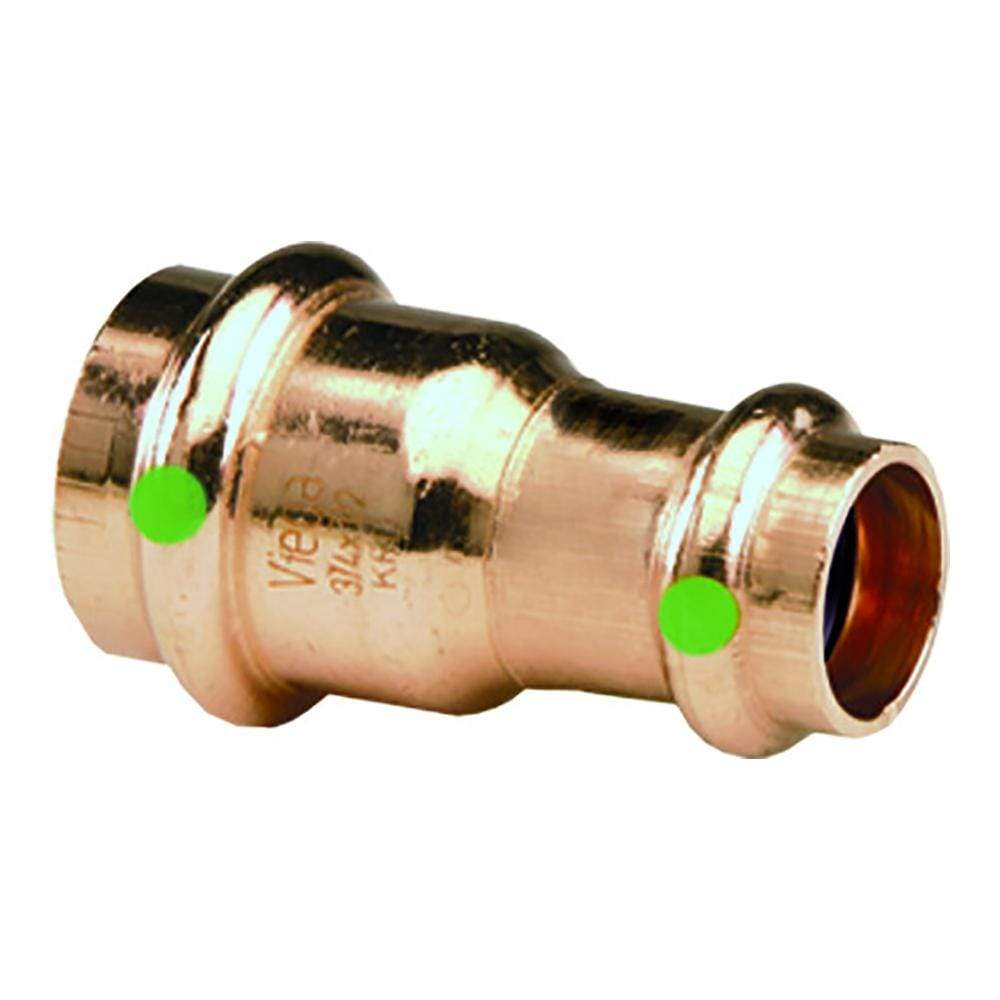 Viega ProPress 1-1/2" x 1" Copper Reducer Double Press #15588