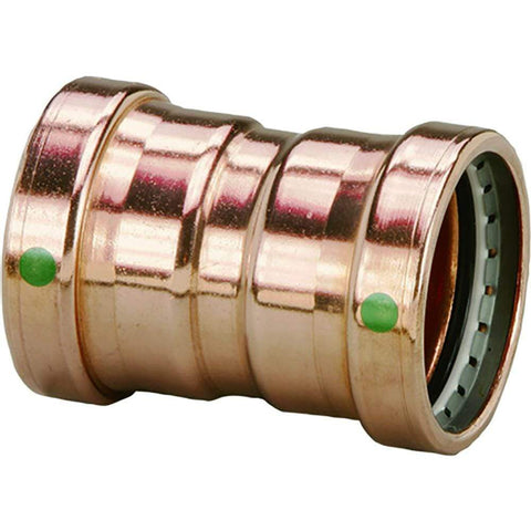 Viega ProPress XL 2-1/2" Copper Coupling with Stop #20728