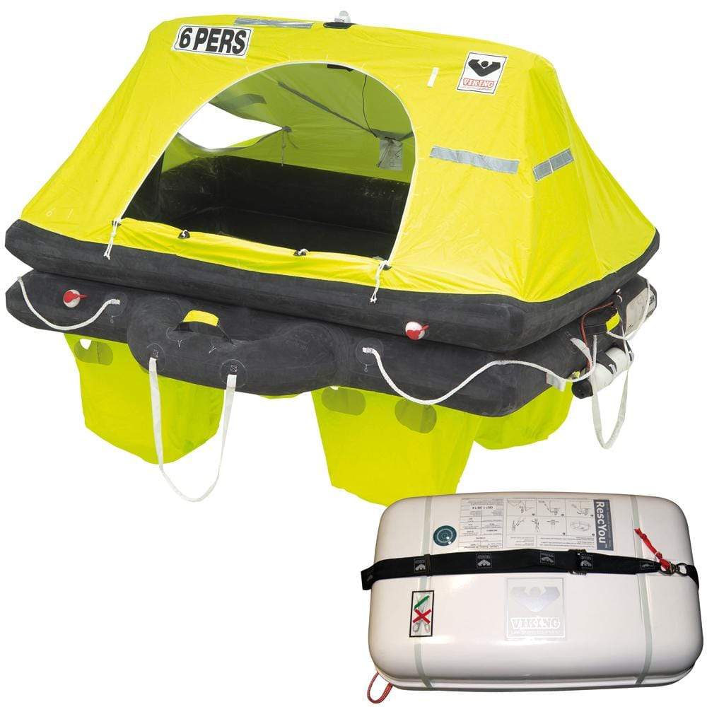 VIKING Truck Freight - Not Qualified for Free Shipping VIKING RescYou Liferaft 8-Person Container Offshore Pack #L008U00741AMD