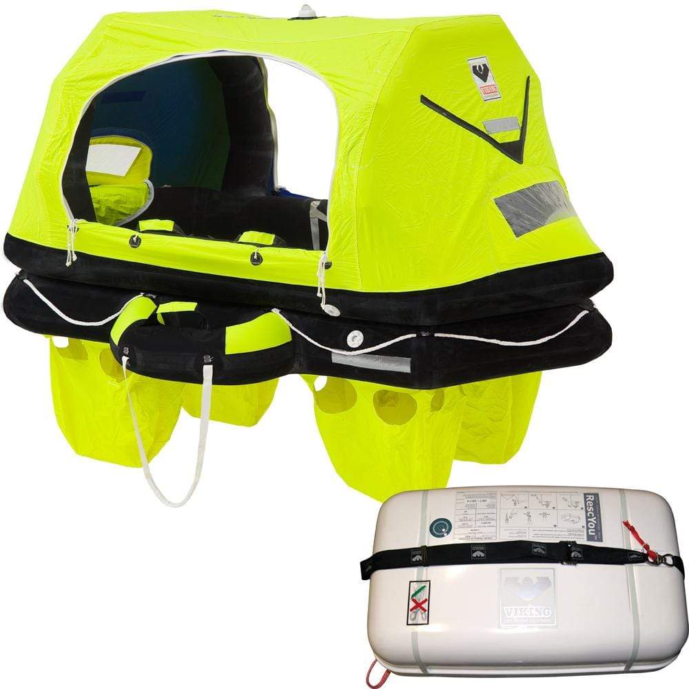 VIKING Truck Freight - Not Qualified for Free Shipping VIKING RescYou Pro Liferaft 4-Person Container Offshore #L004US0241AME