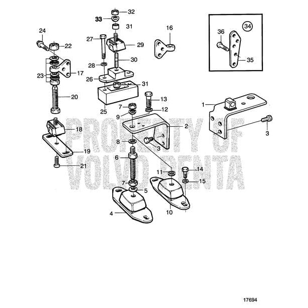 Volvo Penta Qualifies for Free Shipping Volvo Penta Adjusting Screw #861431