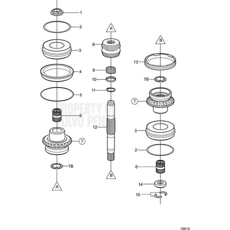 Volvo Penta Not Qualified for Free Shipping Volvo Penta Adjusting Washer #3852366