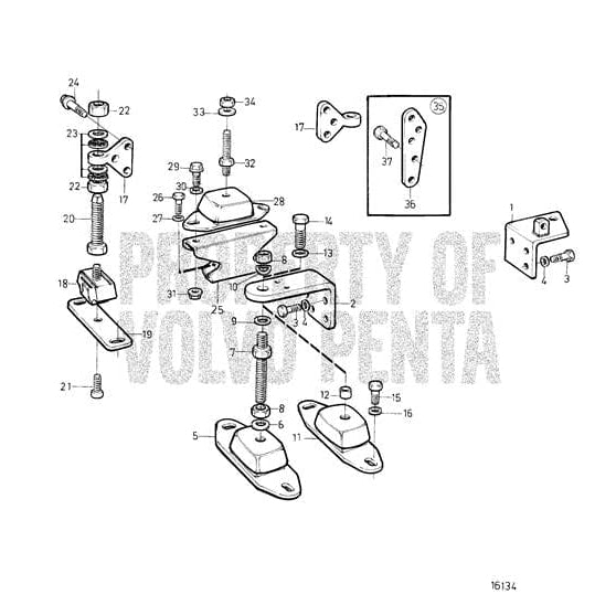 Volvo Penta Not Qualified for Free Shipping Volvo Penta Adjusting Washer #87655