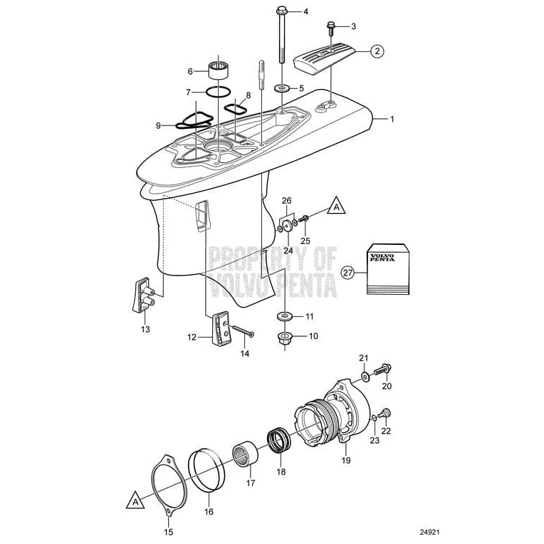 Volvo Penta Qualifies for Free Shipping Volvo Penta Bearing Carrier #21141700