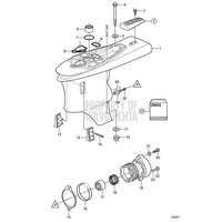 Volvo Penta Qualifies for Free Shipping Volvo Penta Bearing Carrier #21141700