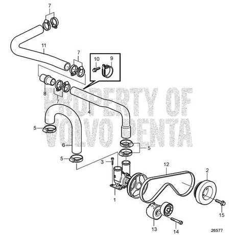 Volvo Penta Qualifies for Free Shipping Volvo Penta Belt Tensioner #21424647