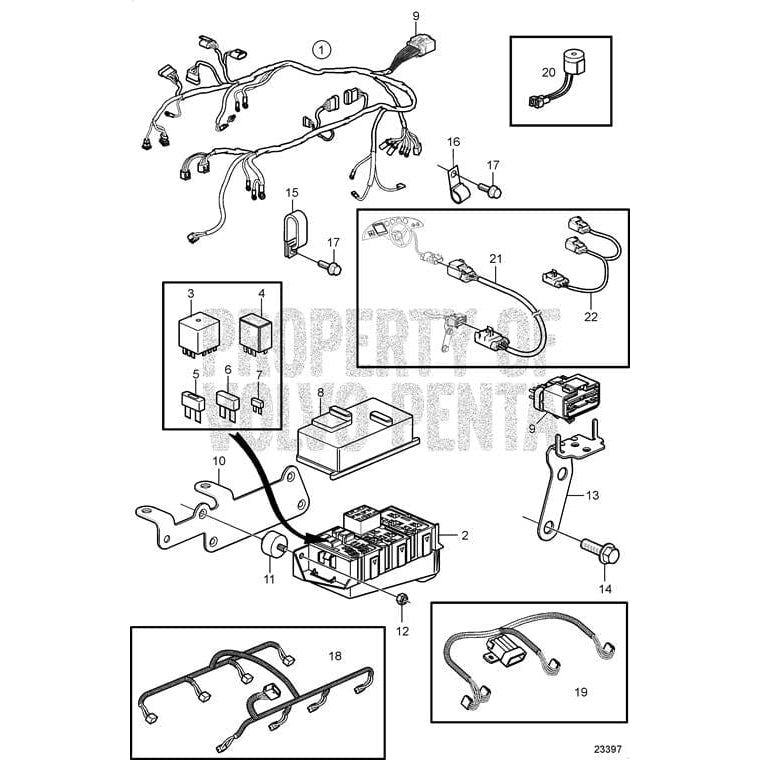 Volvo Penta Qualifies for Free Shipping Volvo Penta Cable Harness #3884250