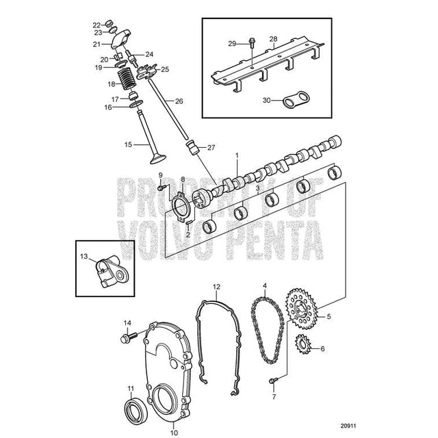 Volvo Penta Qualifies for Free Shipping Volvo Penta Camshaft 8.1L HO #3861266