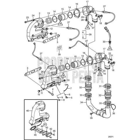 Volvo Penta Qualifies for Free Shipping Volvo Penta Catalytic Converter #21321980