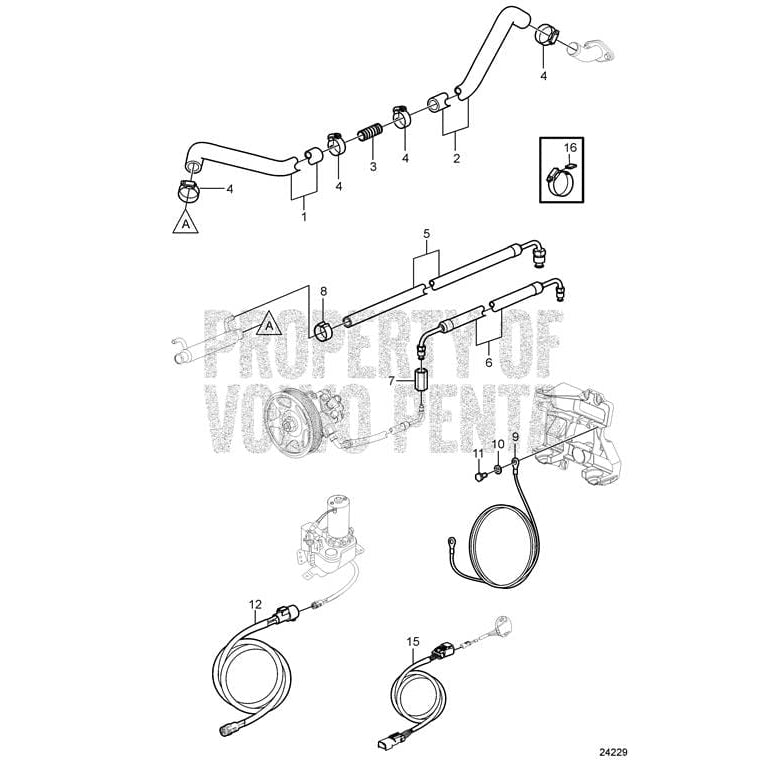 Volvo Penta Qualifies for Free Shipping Volvo Penta Connection Pipe #3851594