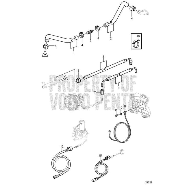 Volvo Penta Qualifies for Free Shipping Volvo Penta Connection Pipe #3851594