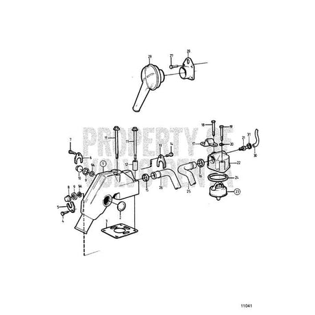 Volvo Penta Qualifies for Free Shipping Volvo Penta Diesel Cool Water Pipe #840735