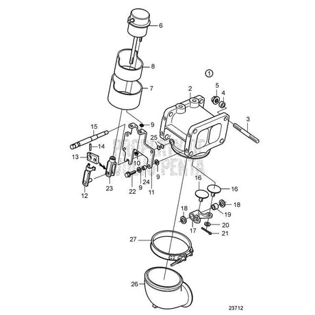 Volvo Penta Qualifies for Free Shipping Volvo Penta Diesel Coolant Pipe #865930