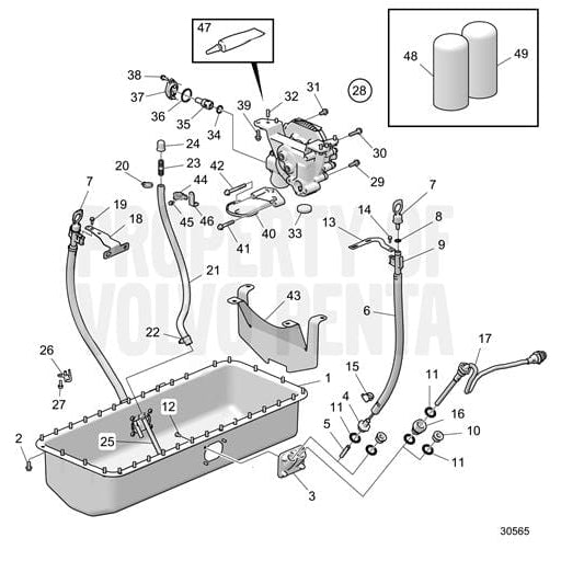 Volvo Penta Qualifies for Free Shipping Volvo Penta Diesel Dipstick #21650012