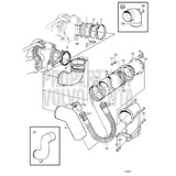 Volvo Penta Qualifies for Free Shipping Volvo Penta Diesel Exhaust Pipe Elbow #3829021