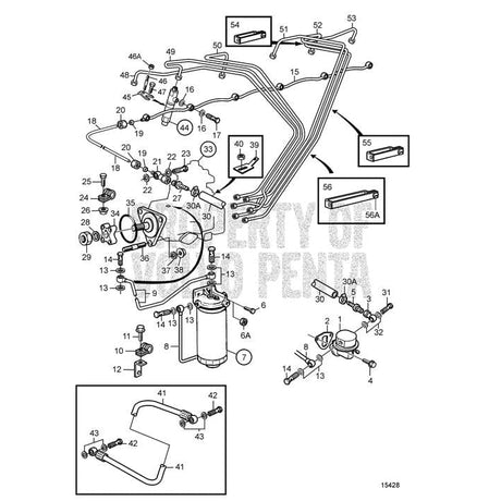 Volvo Penta Qualifies for Free Shipping Volvo Penta Diesel Fuel Pipe #860600