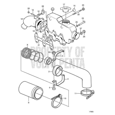Volvo Penta Qualifies for Free Shipping Volvo Penta Diesel Gasket #3580323