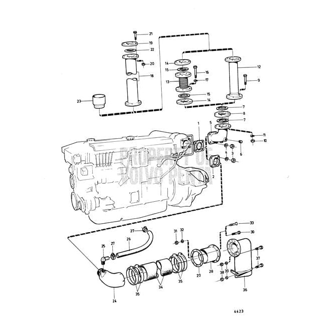 Volvo Penta Qualifies for Free Shipping Volvo Penta Diesel Gasket #424631