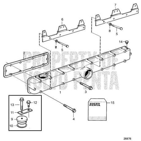 Volvo Penta Qualifies for Free Shipping Volvo Penta Diesel Gasket Kit #876623