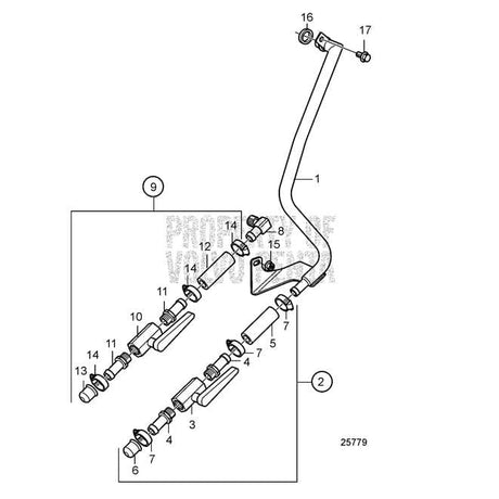 Volvo Penta Qualifies for Free Shipping Volvo Penta Diesel Pipe #22557058
