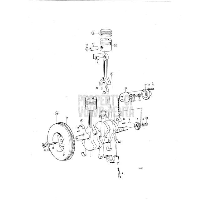 Volvo Penta Qualifies for Free Shipping Volvo Penta Diesel Piston Kit #875476