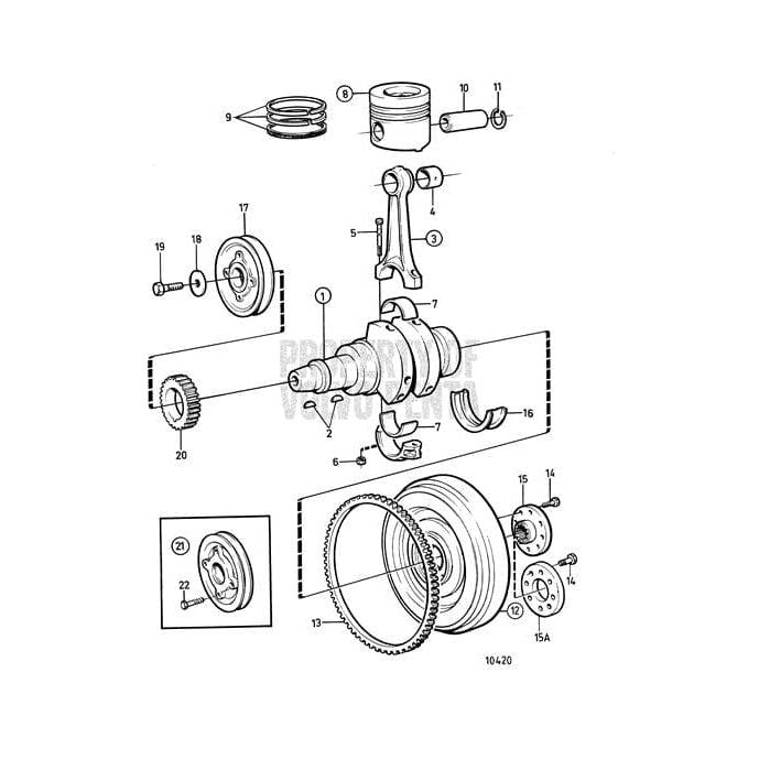 Volvo Penta Qualifies for Free Shipping Volvo Penta Diesel Piston Kit #876112