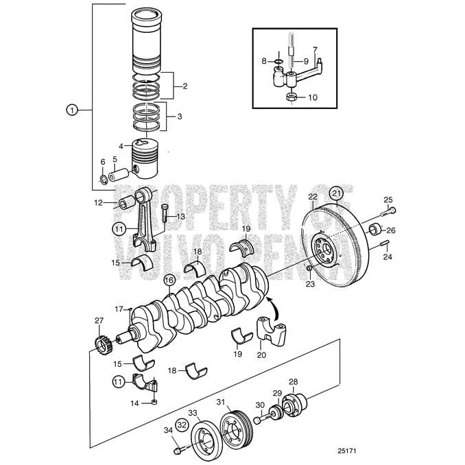Volvo Penta Qualifies for Free Shipping Volvo Penta Diesel Pulley #3580970