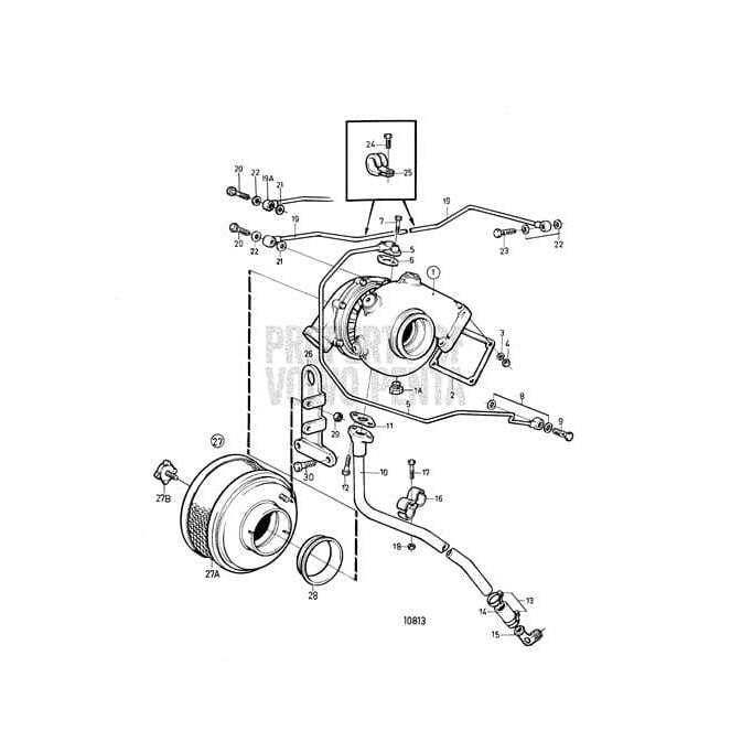 Volvo Penta Qualifies for Free Shipping Volvo Penta Diesel Return Pipe #838820