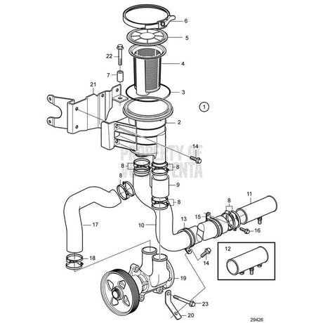 Volvo Penta Qualifies for Free Shipping Volvo Penta Diesel Strainer #21368504