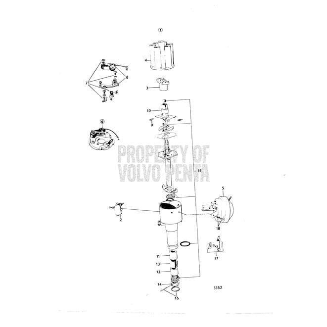 Volvo Penta Qualifies for Free Shipping Volvo Penta Distributor Cap #243658