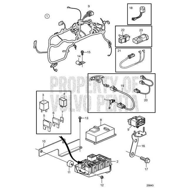 Volvo Penta Qualifies for Free Shipping Volvo Penta Engine Wiring Harness #21512118