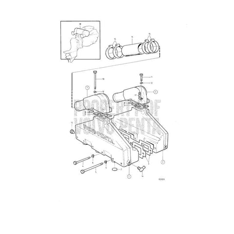 Volvo Penta Qualifies for Free Shipping Volvo Penta Exhaust Elbow #856891