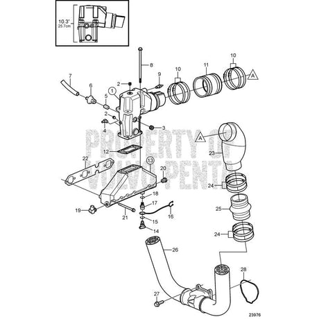 Volvo Penta Qualifies for Free Shipping Volvo Penta Exhaust Manifold #3889964