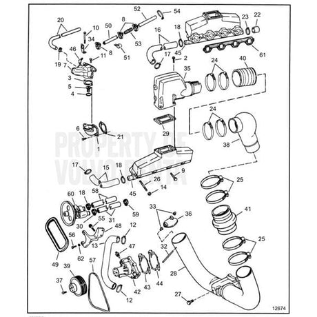 Volvo Penta Qualifies for Free Shipping Volvo Penta Exhaust Manifold Gasket #3853742