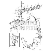 Volvo Penta Qualifies for Free Shipping Volvo Penta Exhaust Pipe #3863462