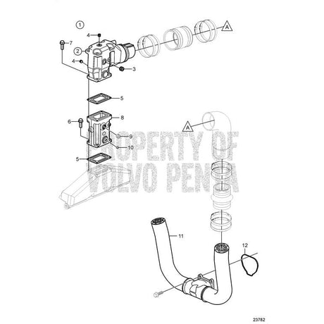 Volvo Penta Qualifies for Free Shipping Volvo Penta Exhaust Pipe #3888687