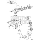Volvo Penta Qualifies for Free Shipping Volvo Penta Exhaust Pipe Short 7.8 In 8.1L #3841847
