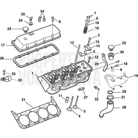 Volvo Penta Qualifies for Free Shipping Volvo Penta Exhaust Push Rod #3856018