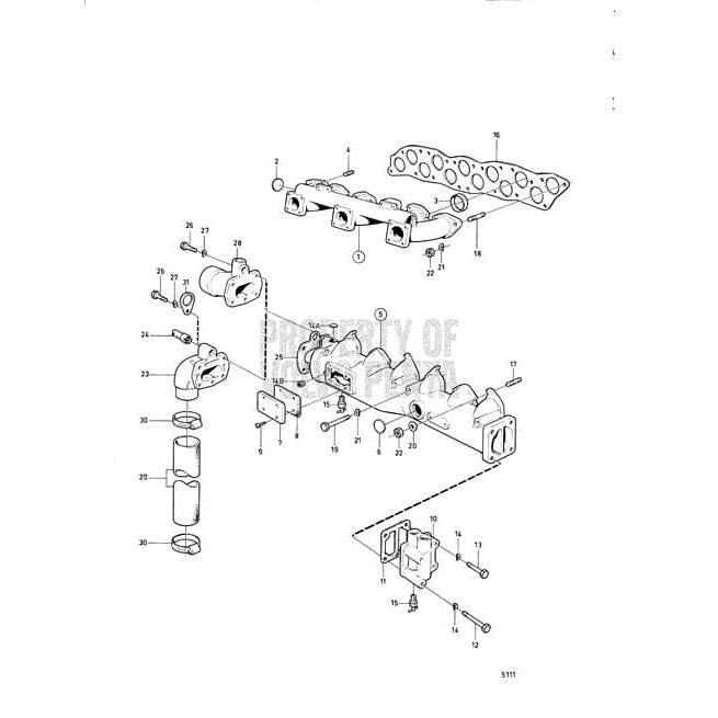 First Off Risers Volvo Penta 831163 Risers | FirstChoiceMarine.com – First Choice Marine