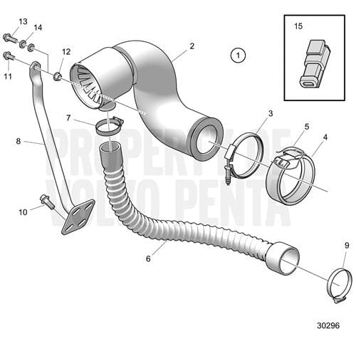 Volvo Penta 3584486 Exhaust Accessories | FirstChoiceMarine.com – First ...