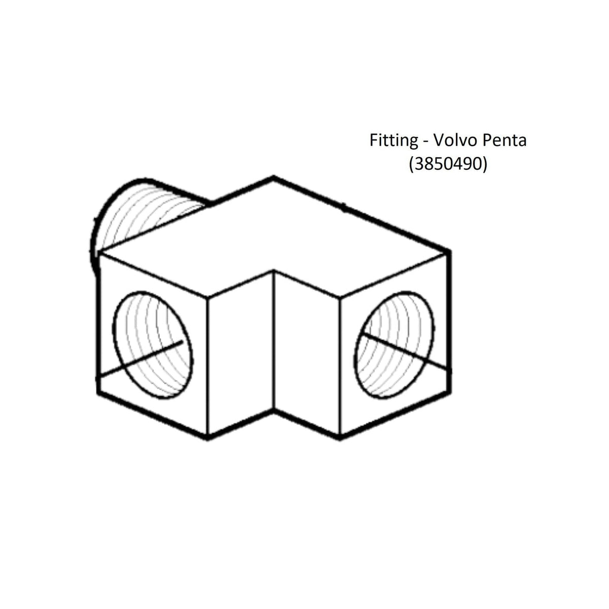 Volvo Penta 3850490 Hose Ends & Fittings | FirstChoiceMarine.com ...
