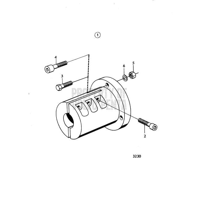 Volvo Penta Qualifies for Free Shipping Volvo Penta Flange Propeller Shaft Coupling #806383