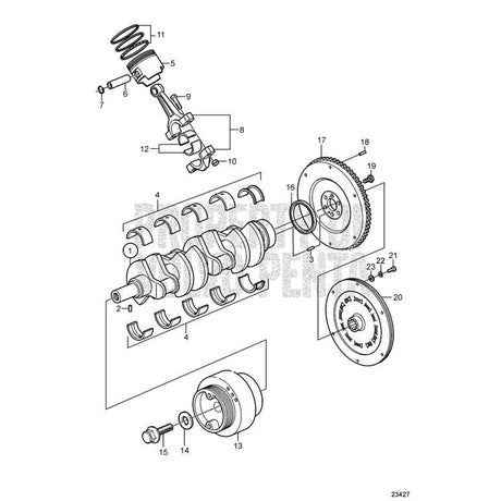 Volvo Penta Qualifies for Free Shipping Volvo Penta Flywheel 8.1L Rear Entry Starter #3861362