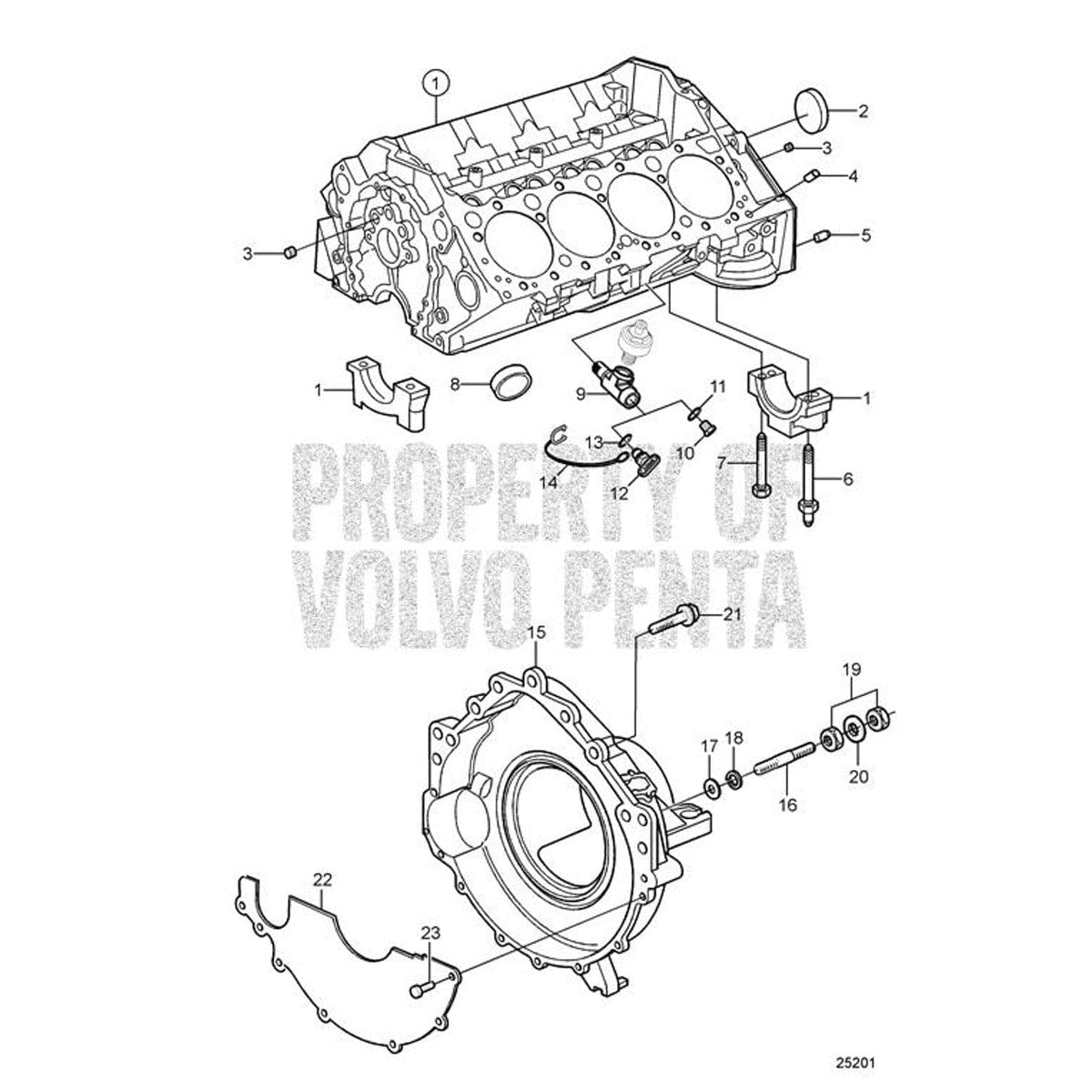 Volvo Penta Qualifies for Free Shipping Volvo Penta Flywheel Housing #22151121